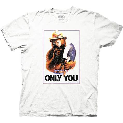 Smokey Bear Only You Vintage Poster T Shirt Ripple Junction