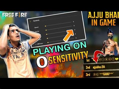 50 players parachute onto a remote island, every man for himself. FREE FIRE ZERO SENSITIVITY CHALLENGE || AJJU BHAI IN OUR ...