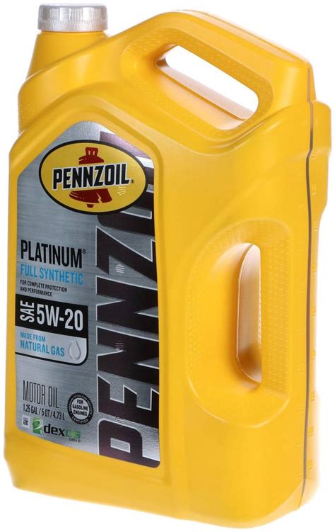 Pennzoil 550046122 Platinum 5w 20 Full Synthetic Motor Oil · The Car