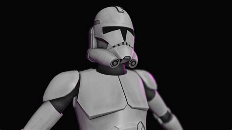 Tc 13 Clone Trooper Playermodel Cgi Phase 2 3d Model By Helios