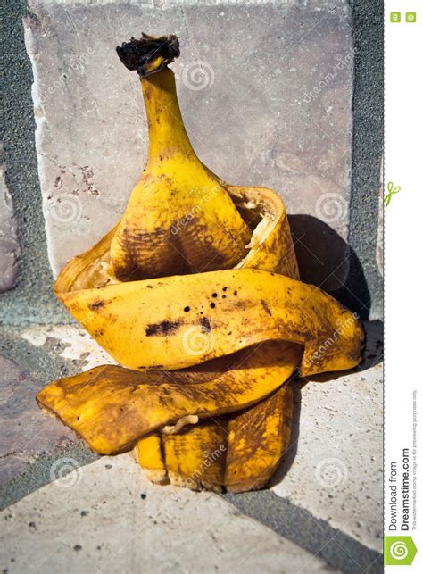 Sad Banana Stock Image Image Of Pavement Unhappy Feelings 73856691