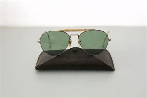 wwii pilot flying sunglasses aviator glasses vintage army air force military