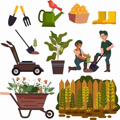 Garden Tools Gardening Gardener Vector Icons Svg