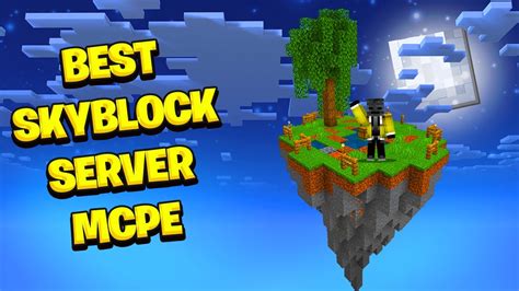 Best Skyblock Server In Mcpe Minecraft Bedrock Edition Youtube