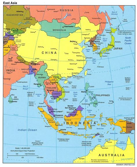 South East Asia Map Aardrijkskunde Geschiedenis Reizen