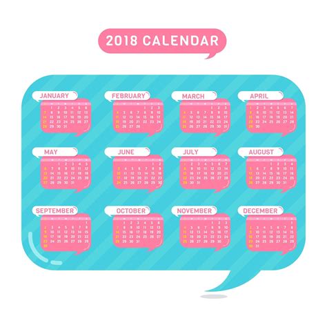 Calendars 2018 Wallpapers Wallpaper Cave