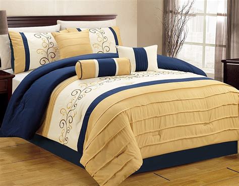 Explore our selection of bedspreads, cheap comforters and bed quilts in a variety of sizes to fit your bed size and budget. HGMart Bedding Comforter Set Bed In A Bag - 7 Piece Luxury ...