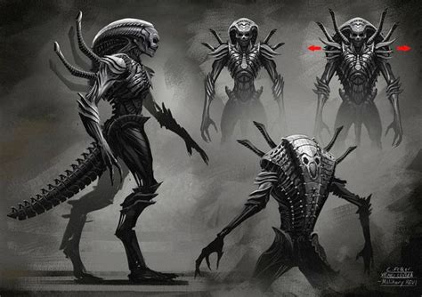 Xenomorph Cobra By Cgfelker On Deviantart Predator Alien Art