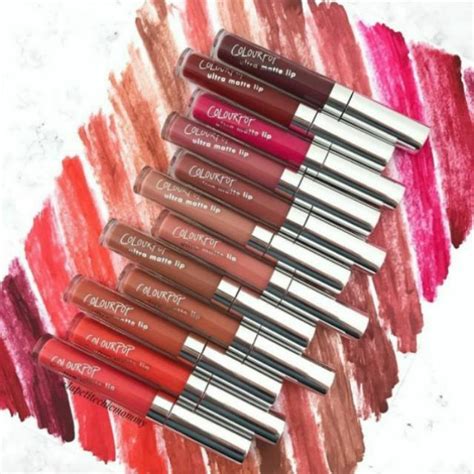 Colourpop liquid lipsticks come in the standard liquid lipstick packaging that somewhat looks like the packaging of a lip gloss. ColourPop Ultra Matte Lip Arriba Bumble Love Bug Mama ...