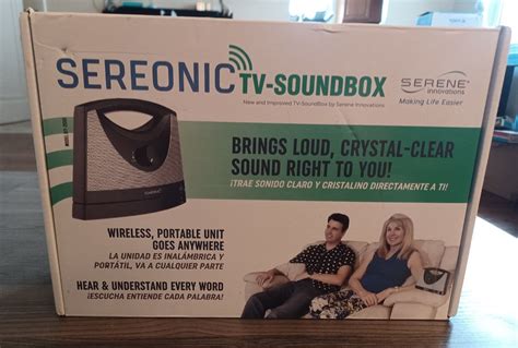 Serene Innovations Sereonic Tv Soundbox Wireless Tv Speaker Bt 200 Ebay