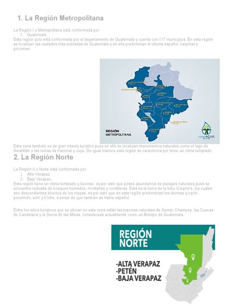 8 Regiones De Guatemala Pdf