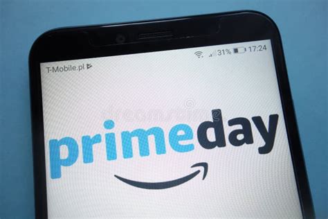 Amazon Prime Day Logo On Smartphone Editorial Photo Image Of Store