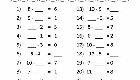 Year 5 Maths Worksheet
