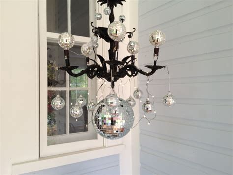 Disco Ball Chandelier Diy Antique Gothic Light Fixture Used For