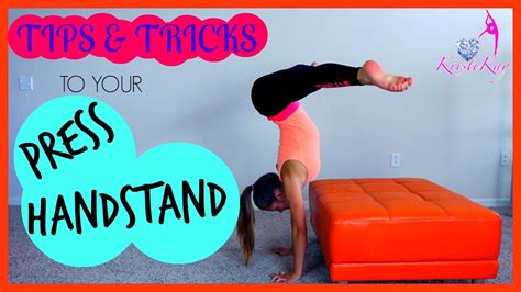 how to do a press handstand youtube