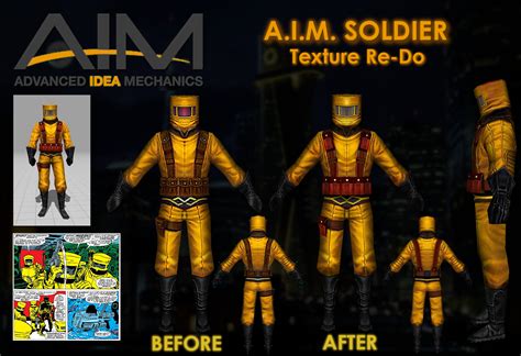 Aim Soldier Texture Re Do Fbx Obj Download By Honorsoft On