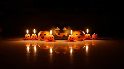 Pumpkin Dark Night Halloween 1600x900 Halloween Hd Wallpaper Peakpx