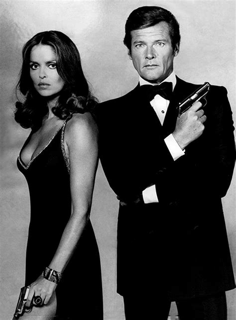 Roger Moore Barbara Bach James Bond Girls James Bond Women Bond Girls