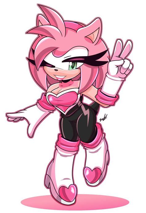 ~ Amy Rouge ~ By Victor359 On Deviantart Amy Rose Amy The Hedgehog Sonic And Amy
