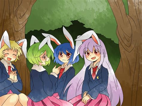 Reisen Udongein Inaba And Moon Rabbit Extra Touhou Drawn By Hammer