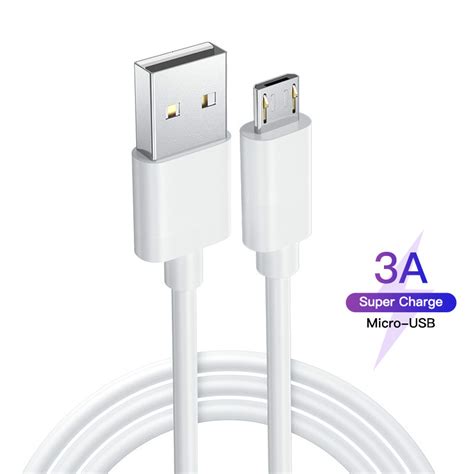 Android Charging Cable 3a 1m Micro Usb Fast Charging Data Sync Usb