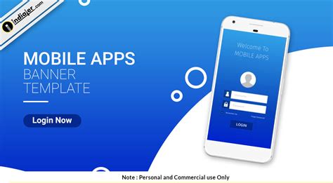 Free Mobile App Promo Banner Psd Template Indiater