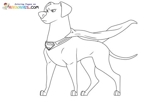 Desenhos De Dc Liga Dos Super Pets Para Colorir