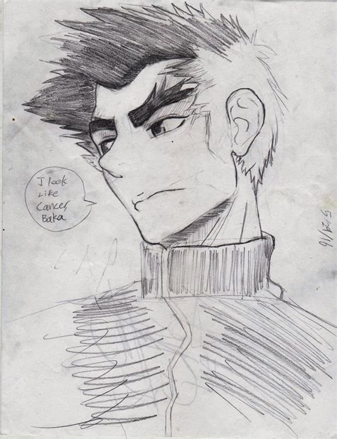 Anime Guy Sketch Portrait By Ivoryscholar On Deviantart