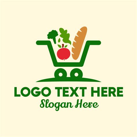 Grocery Shopping Cart Logo Brandcrowd Logo Maker