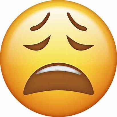 Emoji Tired Emojis Iphone Ios Face Clipart