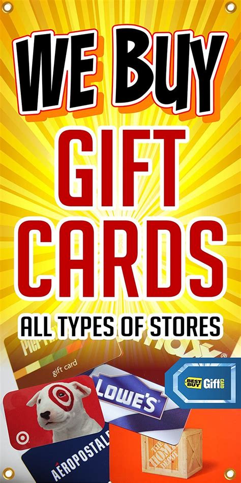 By watching the average price of the best buy gift card over time we suggest to you a price that you should list your card for. Buy The #1 Rated Large Outdoor/indoor We Buy Gift Cards Banner Sign. Perfect for Gift Cards ...