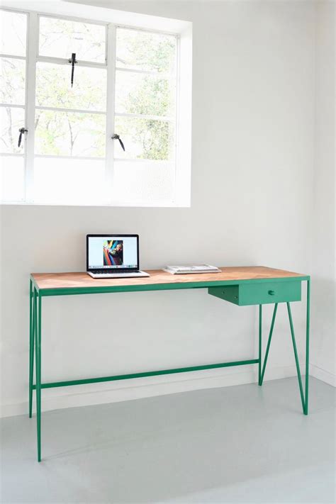 As far as study tables are concerned, comfort is vital. Bright Green Study Desk with Drawer and Parquet Wood Table ...