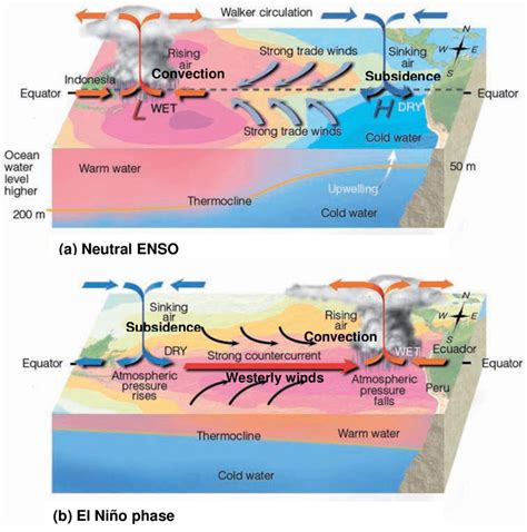El Nino La Nina Diagrams