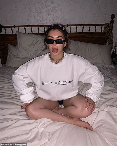 Charli Xcx Goes Braless As She Reveals Daring Cover Art For New Album How I M Feeling Now