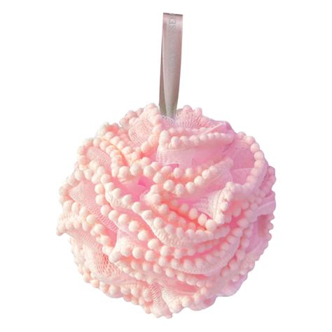 DagobertNiko Bath Shower Loofah Sponge Pouf Body Wash Scrubber，Bath