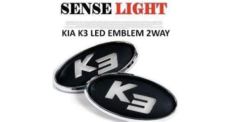 Emblem And Logo Sense Light Kia K3 K3 Logo Led 2way Special Emblem Set
