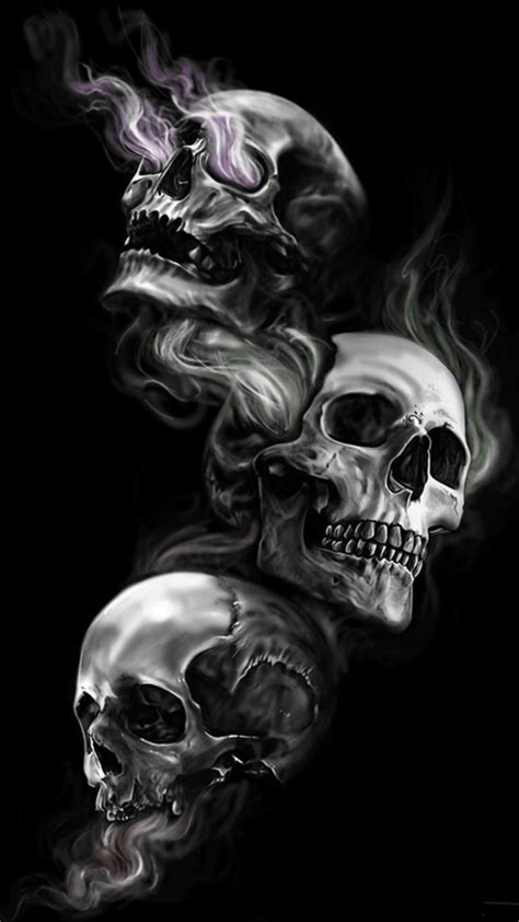 Allpicts Black Skulls Wallpaper Skull Wallpaper Iphone Skull Wallpaper