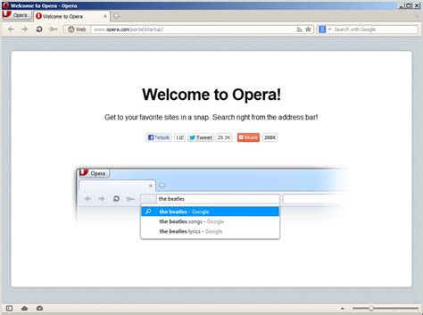 Opera for windows computers gives you a fast, efficient, and personalized way of browsing the web. Opera 64-bit Screenshots