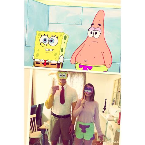 Spongebob And Patrick Diy Couple Costume Diy Couples Costumes