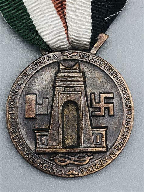 German Italian Medal I Afrikakorp Medal I Ww2 German Militaria