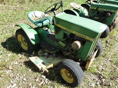 John Deere 110 Vintage Riding Lawn Mower Massive Lawn And Garden