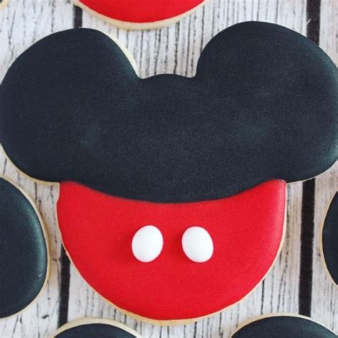 Mickey Mouse Sugar Cookies Etsy
