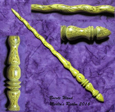 bocote spiral magic wand merlin s realm