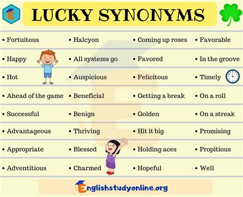 Another Word For Lucky List Of 35 Useful Lucky Synonym English