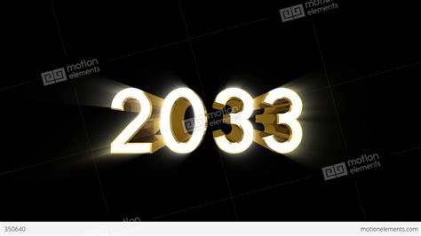 Year 2033 A Hd Stock Animation 350640