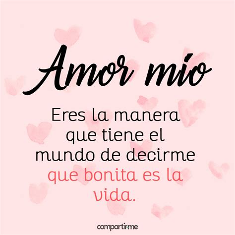 a pink background with hearts and the words anor nio in spanish