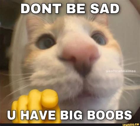 dont be sad u have big boobs ifunny