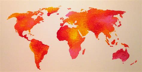 Life In Color Colorful World Map Tutorial