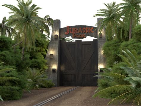 Maximum Blending Jurassic Park Gate