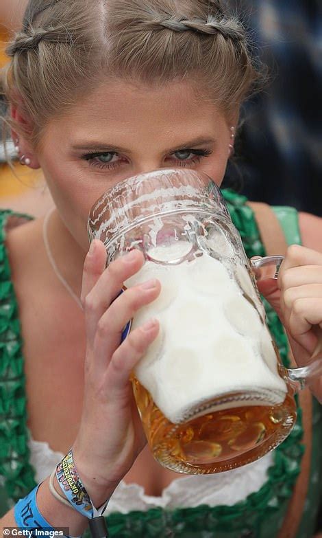 Oktoberfest Takes Off In Germany With Thousands Cramming Into The Popular Drinking Festival